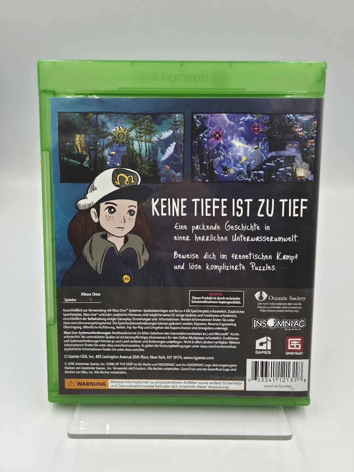 XBOXOne Spiel Song of The Deep mit OVP Deutsch