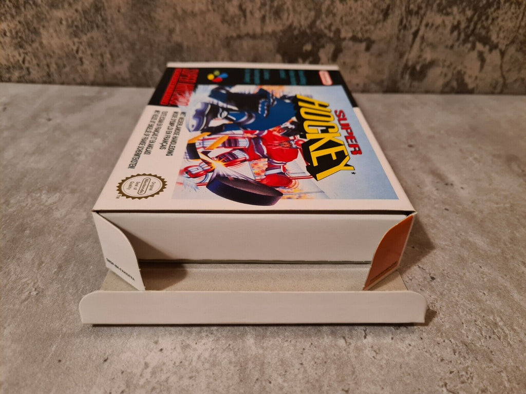 SNES Super Nintendo Super Hockey mit OVP und Anleitung FAH /SFRA - T-Retro-Games 