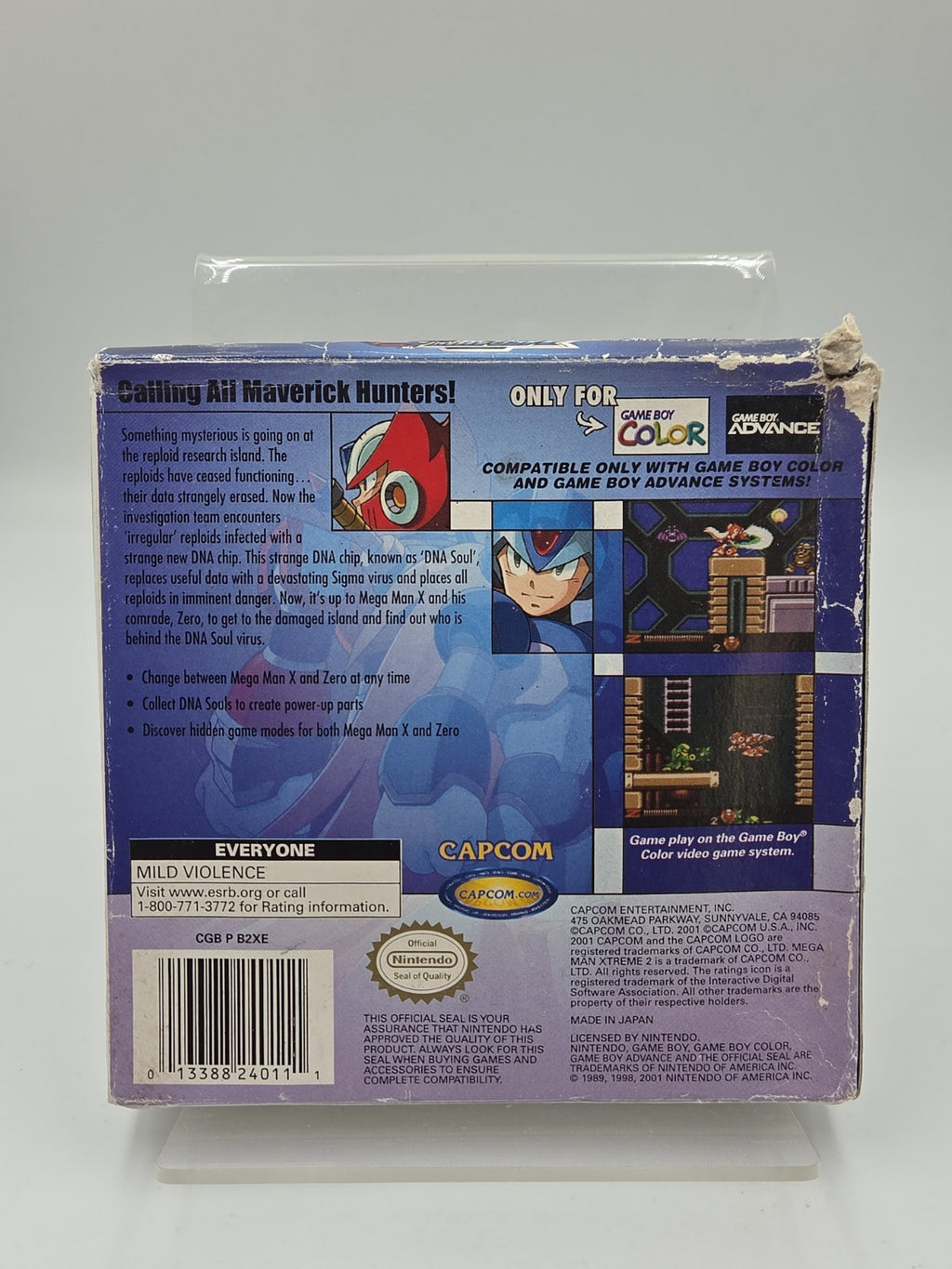 Nintendo Game Boy Color Spiel Mega Man Xtreme 2 mit OVP und Anleitung USA