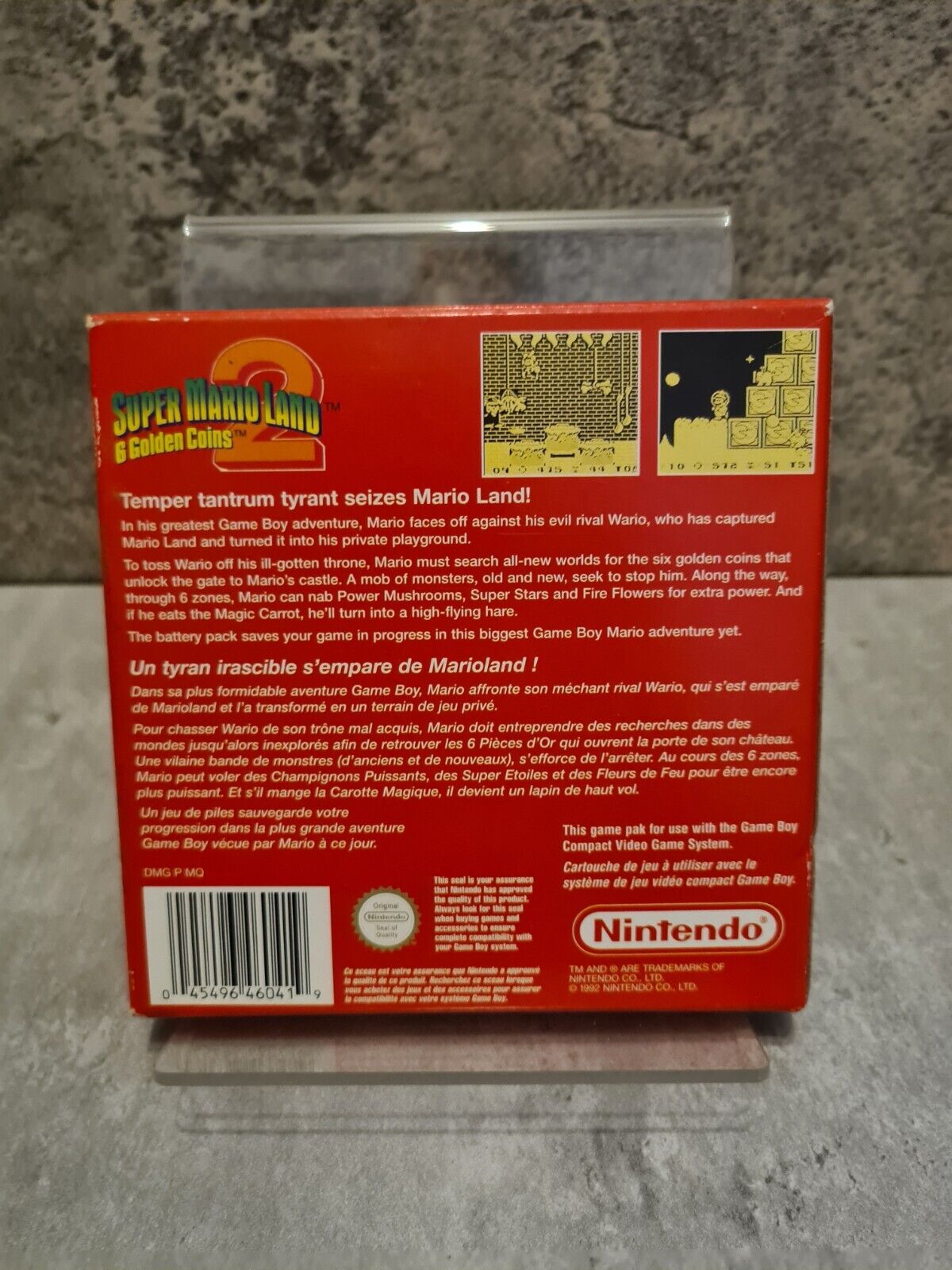 Nintendo Gameboy Super Mario Land 2 : 6 Golden Coins mit OVP und Anleitung FAH - T-Retro-Games 