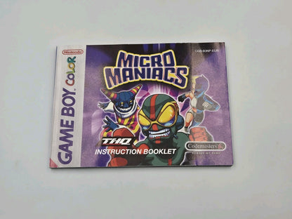 Nintendo Game Boy Color Spiel Micro Maniacs mit OVP und Anleitung EUR