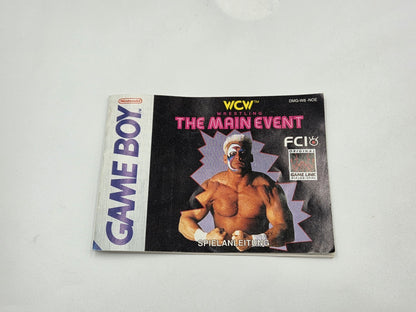 Nintendo Game Boy Classic Spiel WCW The Main Event mit OVP und Anleitung USA