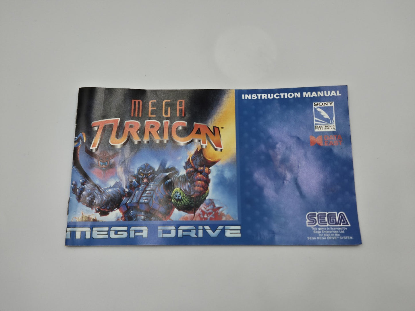 Sega Mega Drive Spiel Mega Turrican mit OVP und Anleitung Multi Language 