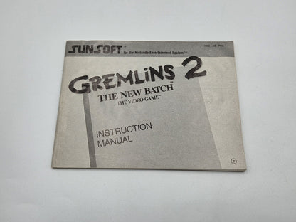 NES Gremlins 2 The New Batch The Video Game mit OVP und Anleitung FRA