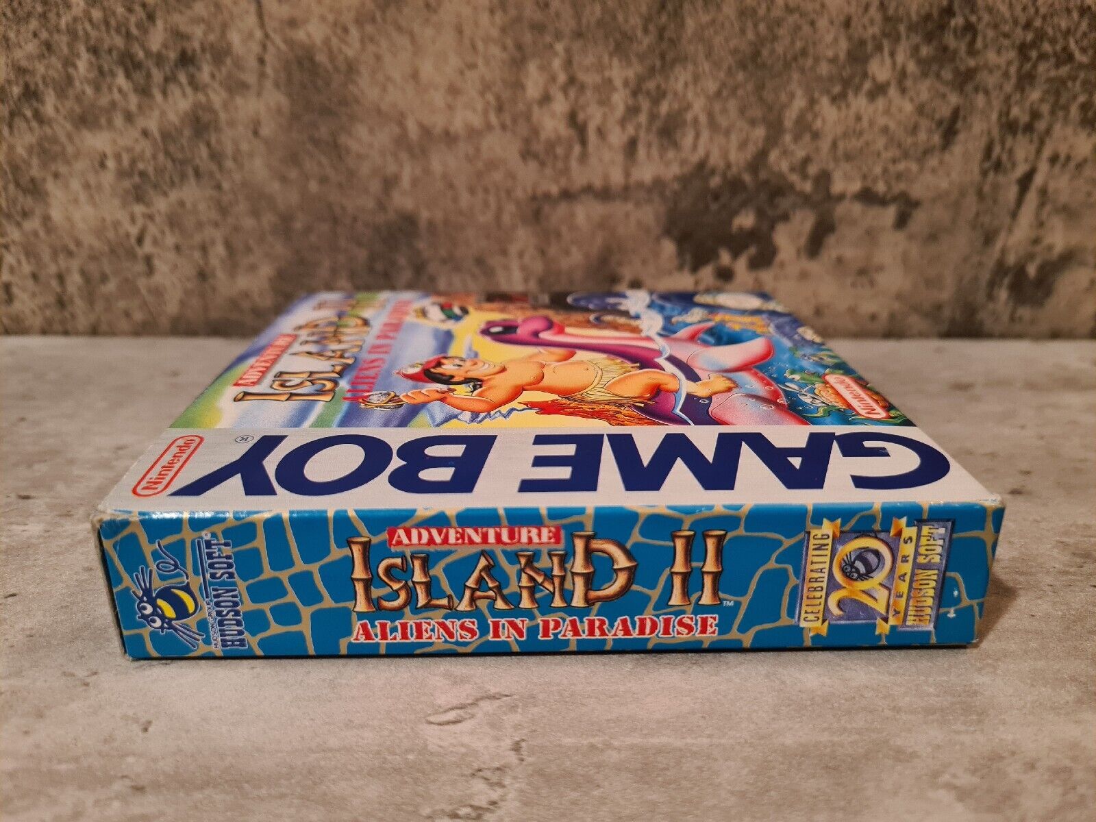 Game Boy Classic Adventure Island II Aliens in Paradise mit OVP + Anleitung USA - T-Retro-Games 