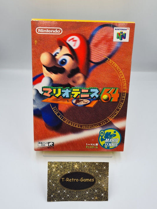N64 Nintendo 64 NTSC-J Mario Tennis mit OVP und Anleitung Japan - T-Retro-Games 