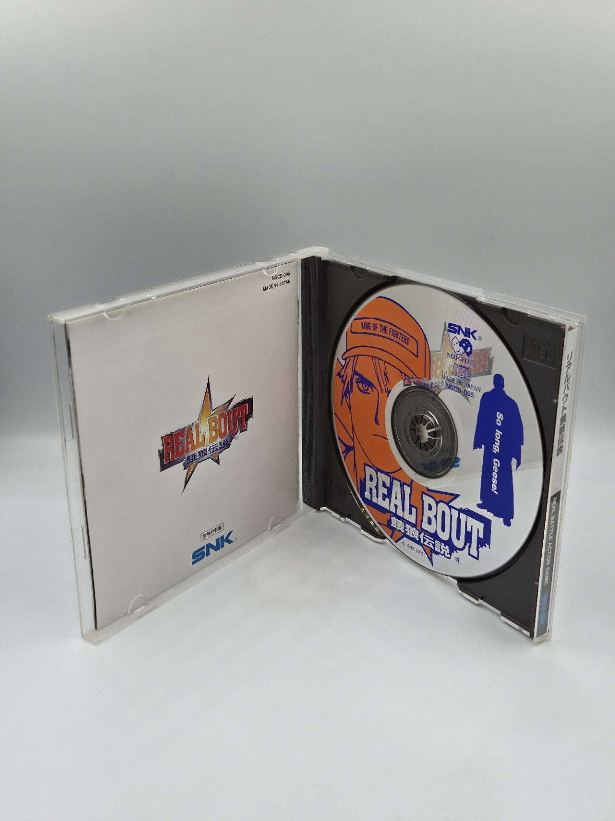 Neo Geo CD Spiel Real Bout mit OVP und Anleitung Japan 