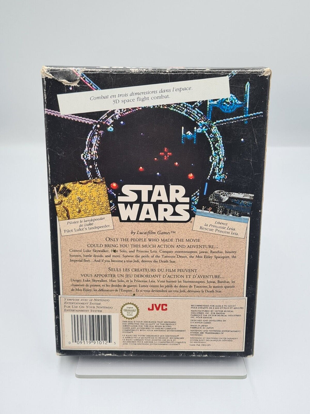 NES Star Wars mit OVP und Anleitung FRA - T-Retro-Games 