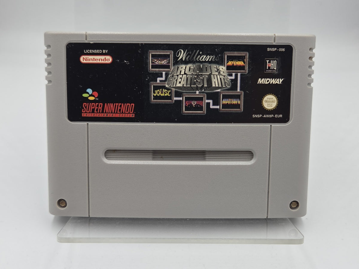 SNES Super Nintendo Spiel Williams Arcade's Greatest Hits Modul EUR