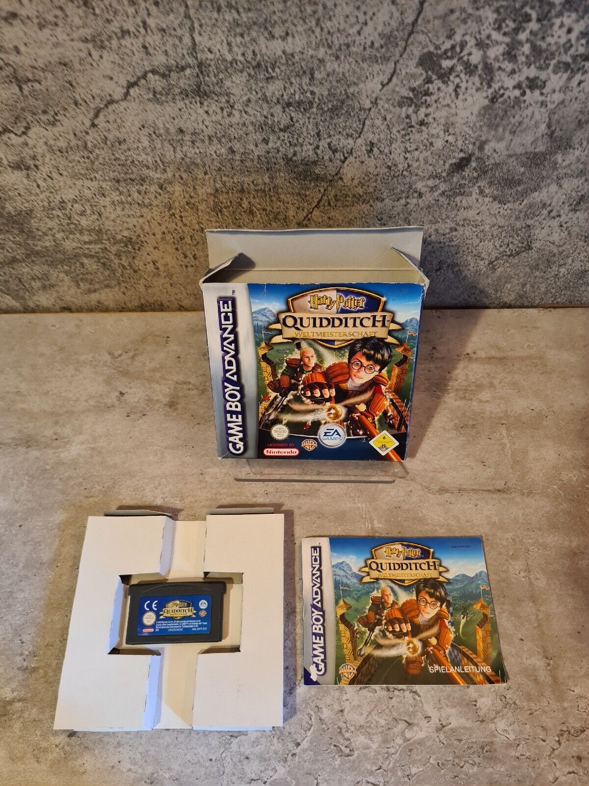 Gameboy Advance Harry Potter Quidditch Weltmeisterschaft + OVP und Anleitung NOE - T-Retro-Games 