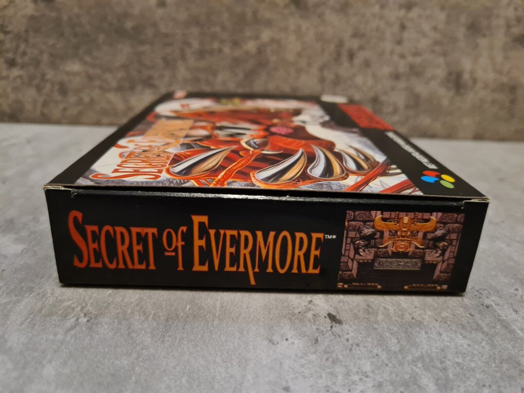SNES Super Nintendo Secret of Evermore mit OVP und Anleitung + Poster HOL - T-Retro-Games 