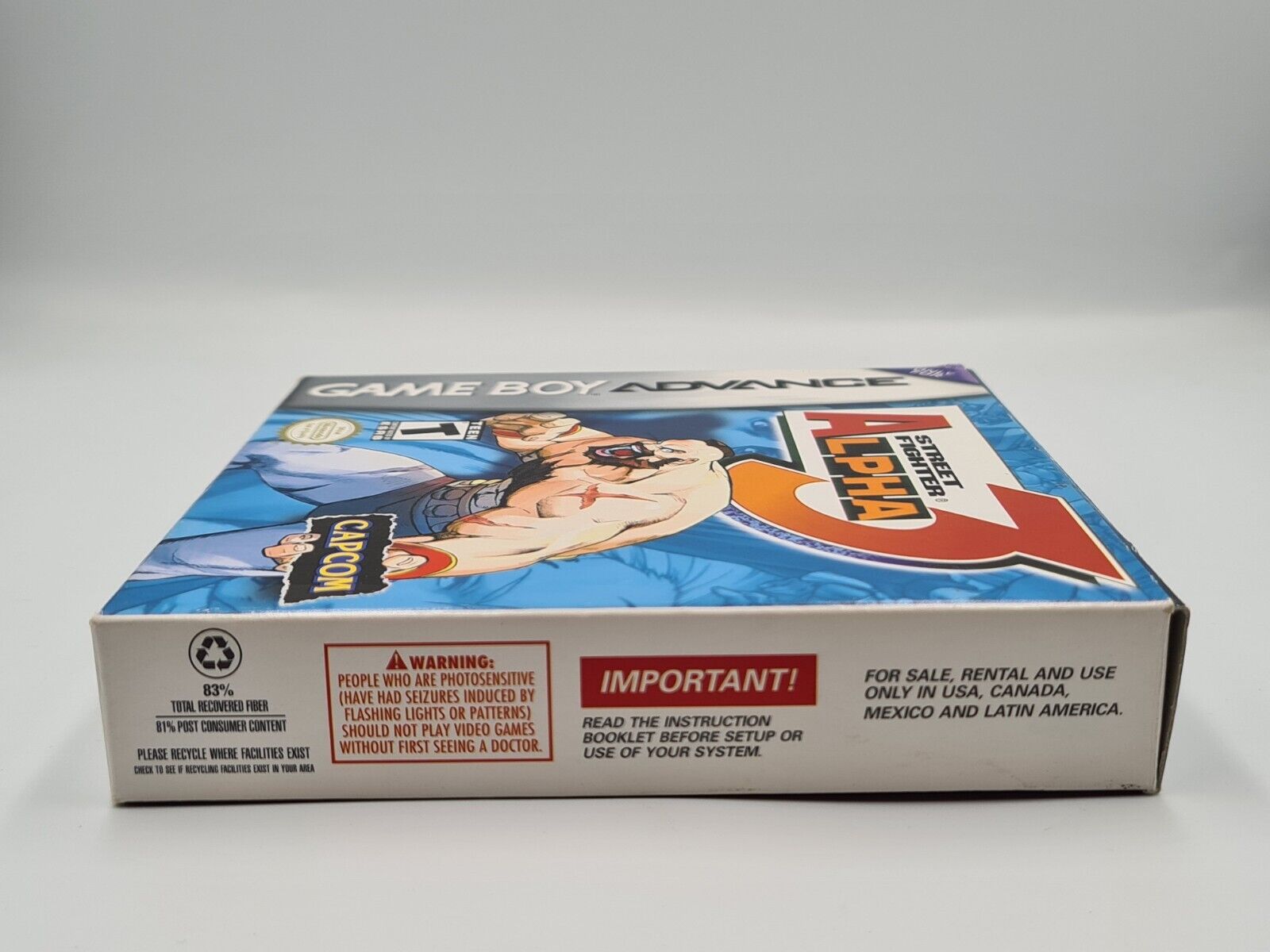 Nintendo Game Boy Advance Street Fighter Alpha 3 mit OVP und Anleitung USA - T-Retro-Games 