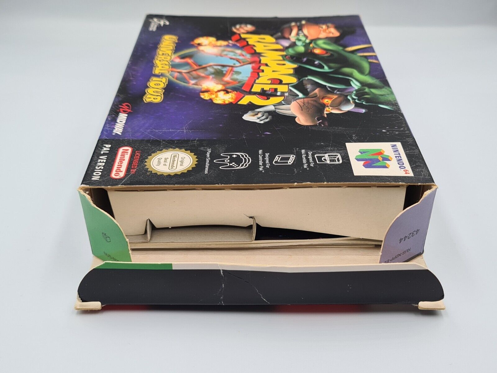N64 Nintendo 64 Rampage 2 Universal Tour mit OVP und Anleitung EUR - T-Retro-Games 