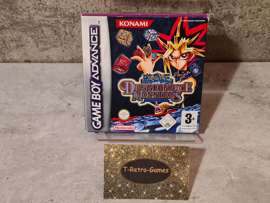 Gameboy Advance Yu-Gi-Oh Dungeon Dice Monsters mit OVP und Anleitung EUR - T-Retro-Games 