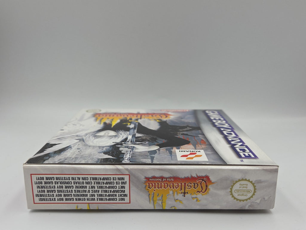 Nintendo Gameboy Advance Castlevania Aria of Sorrow + OVP+Anleitung + Poster EUR
