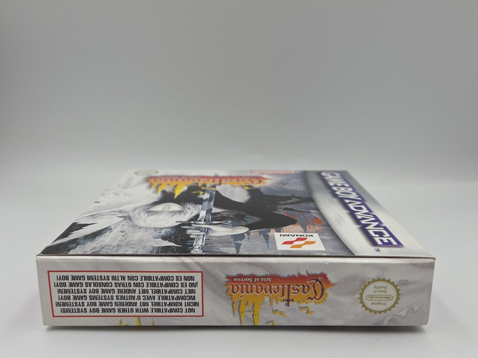 Nintendo Gameboy Advance Castlevania Aria of Sorrow + OVP+Anleitung + Poster EUR