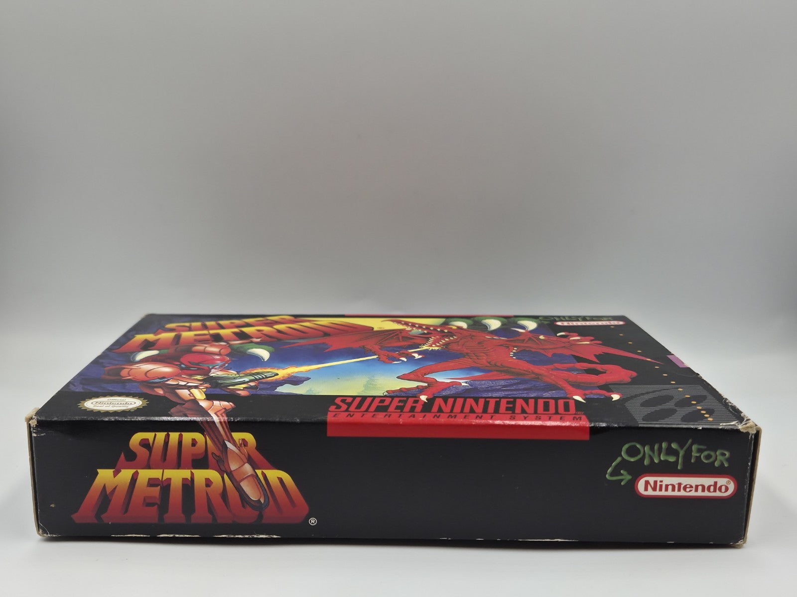 SNES Super Nintendo Super Metroid mit OVP und Anleitung NTSC-USA