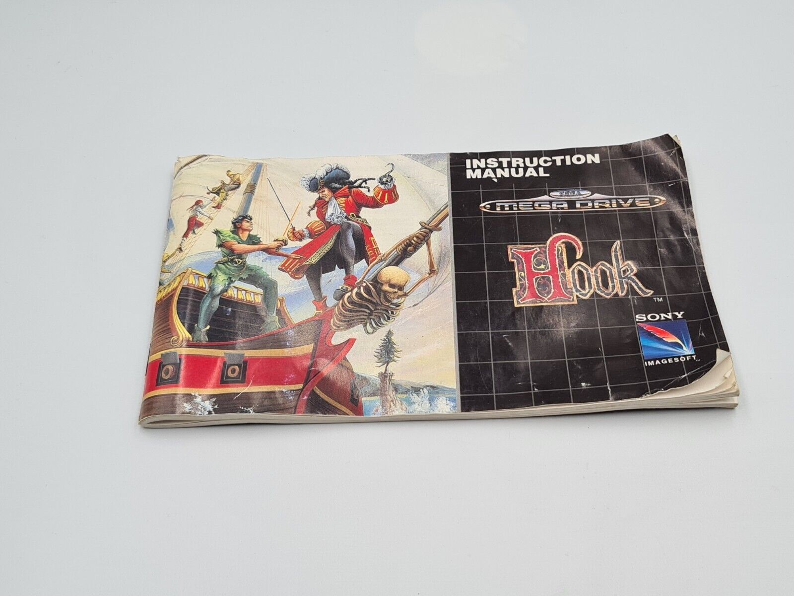 Sega Mega Drive Spiel Hook mit OVP und Anleitung Multi Language - T-Retro-Games 