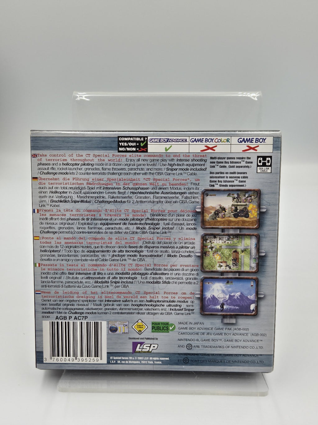 Nintendo Game Boy Advance CT Special Forces mit OVP und Anleitung EUR