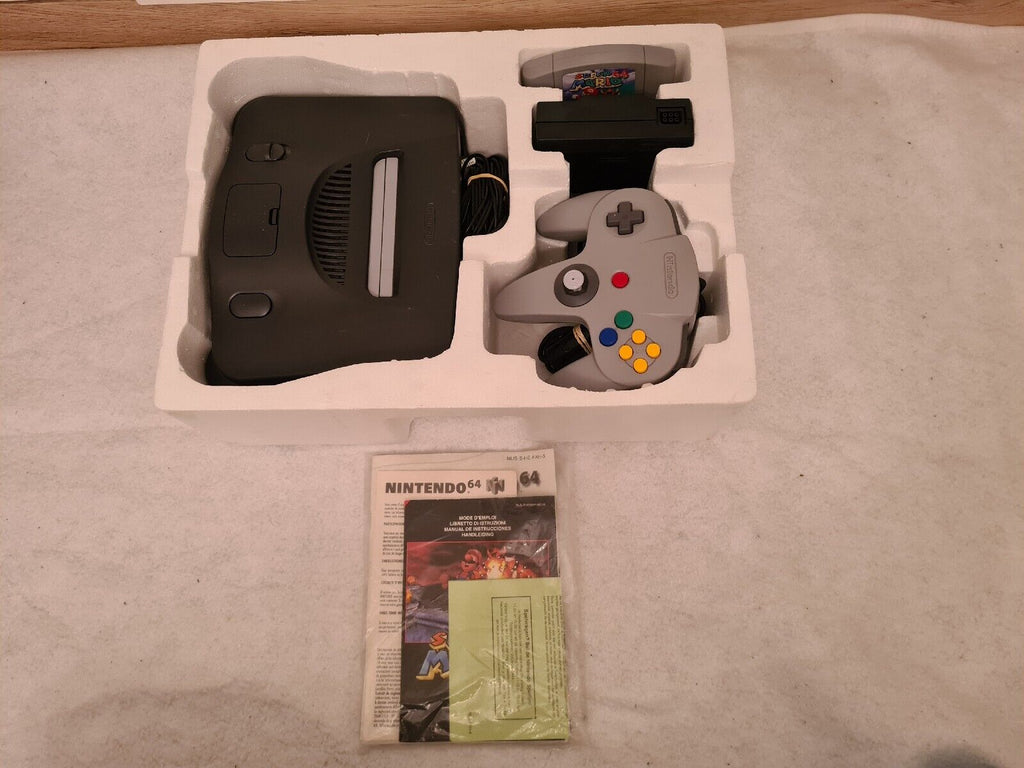 N64 Nintendo 64 Mario Pak Konsole Console OVP - T-Retro-Games 