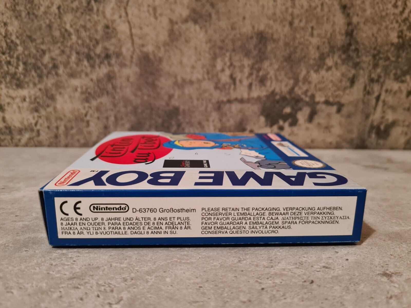 Nintendo Game Boy Classic TinTin au Tibet mit OVP und Anleitung FAH - T-Retro-Games 