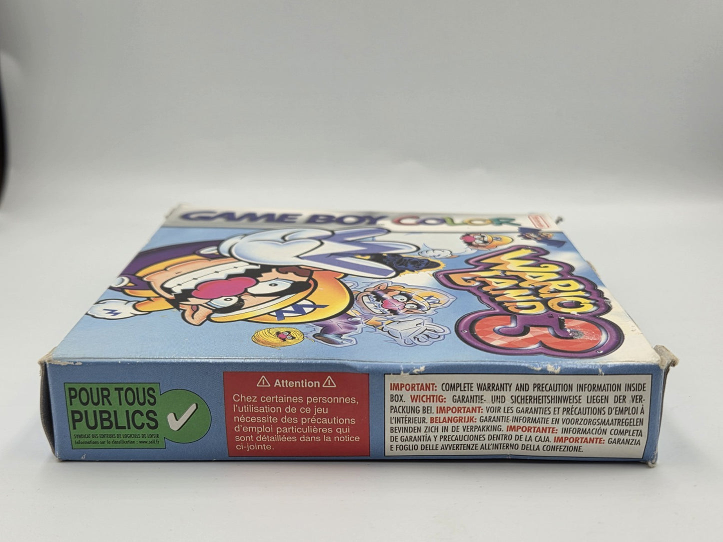 Nintendo Game Boy Color Wario Land 3 mit OVP und Anleitung EUR