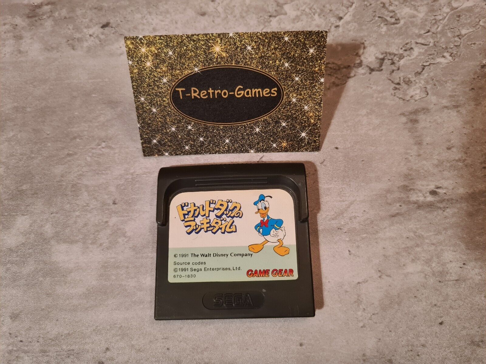 Sega Game Gear Donald Duck Modul Japan - T-Retro-Games 