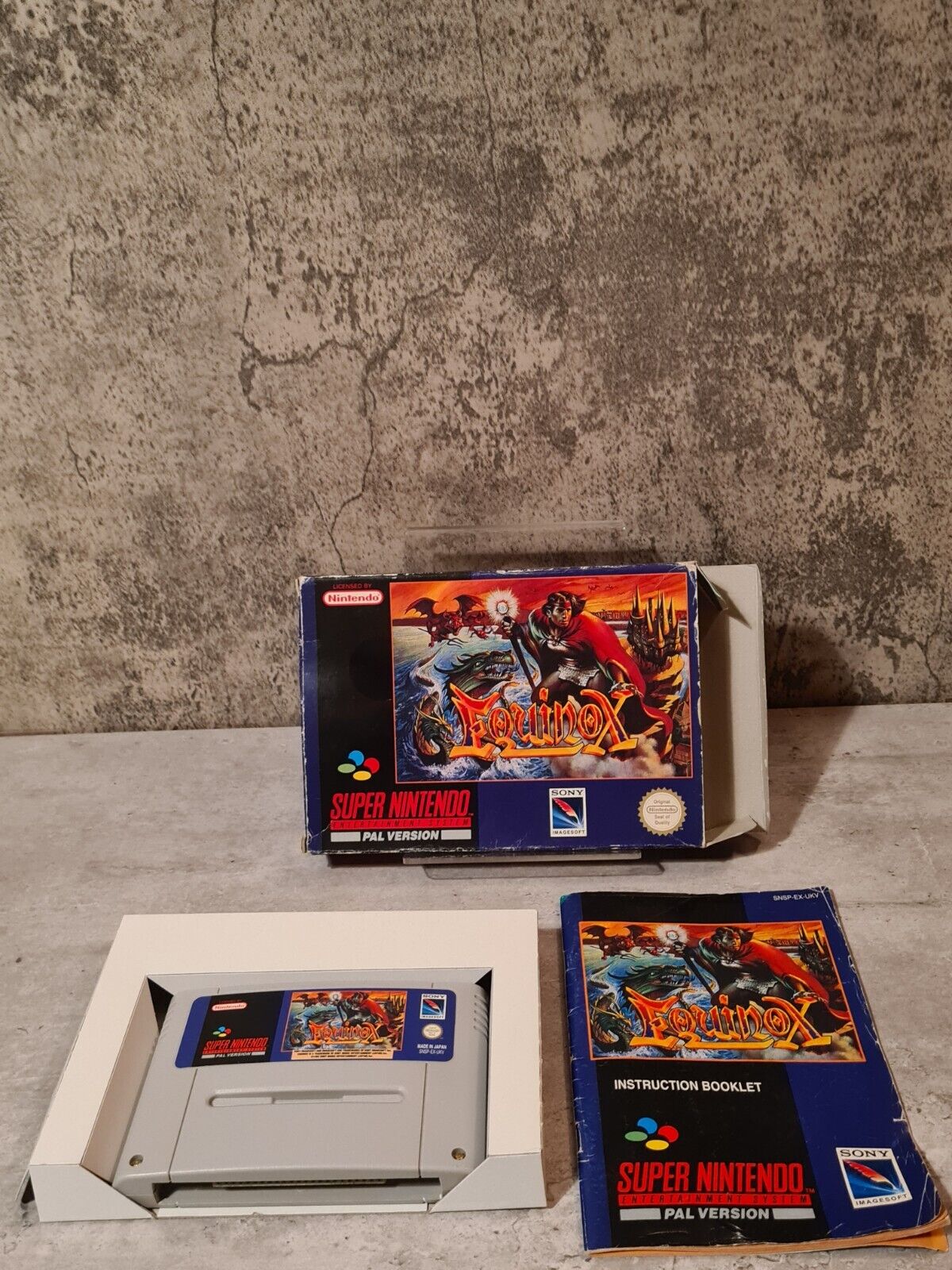 SNES Super Nintendo Equinox mit OVP und Anleitung UKV - T-Retro-Games 