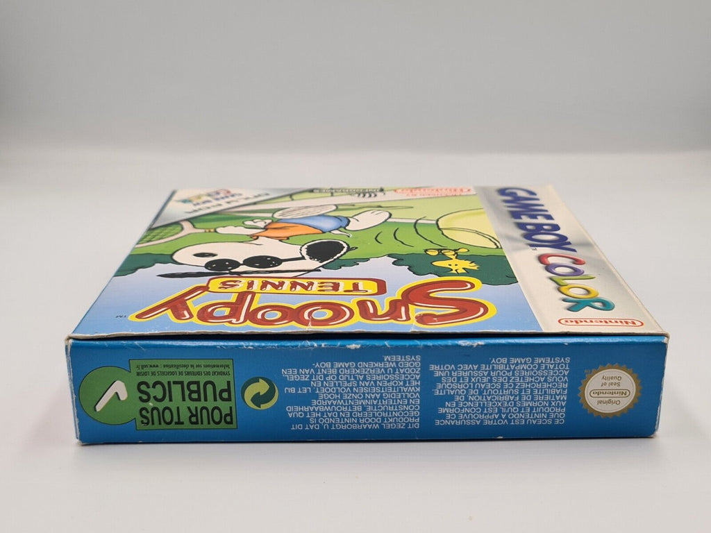 Nintendo Game Boy Color Snoopy Tennis mit OVP und Anleitung FAH - T-Retro-Games 