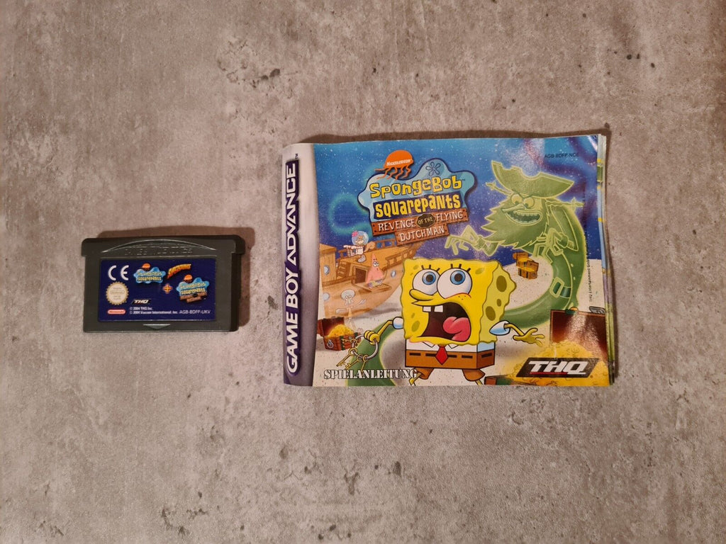 Nintendo Gameboy Advance Spongebob 2 Games in 1 mit OVP und Anleitung NOE - T-Retro-Games 