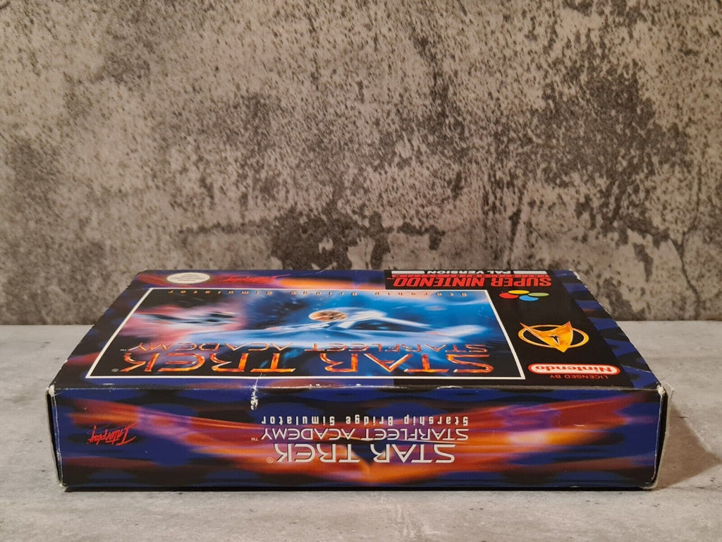 SNES Super Nintendo Star Trek Starfleet Academy mit OVP und Anleitung NOE - T-Retro-Games 