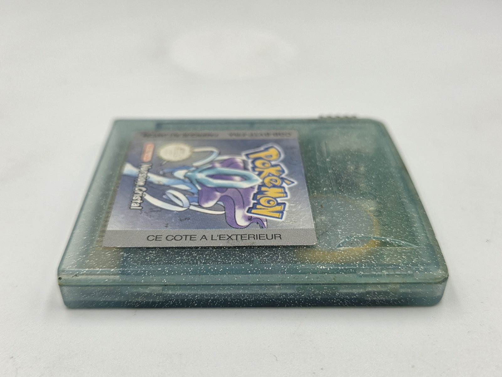 Nintendo Game Boy Color Spiel Pokemon Version Cristal FRA Modul speichert!