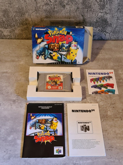 N64 Nintendo 64 Pokemon Snap mit OVP und Anleitung NOE - T-Retro-Games 
