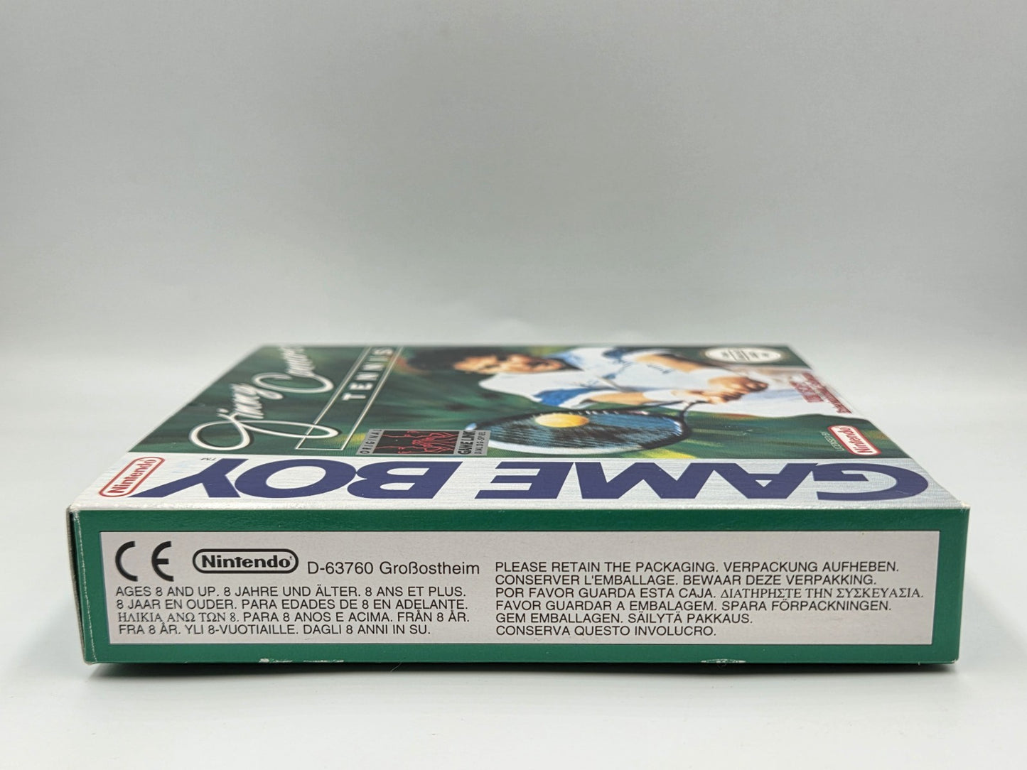 Nintendo Game Boy Classic Spiel Jimmy Connors Tennis mit OVP und Anleitung NOE