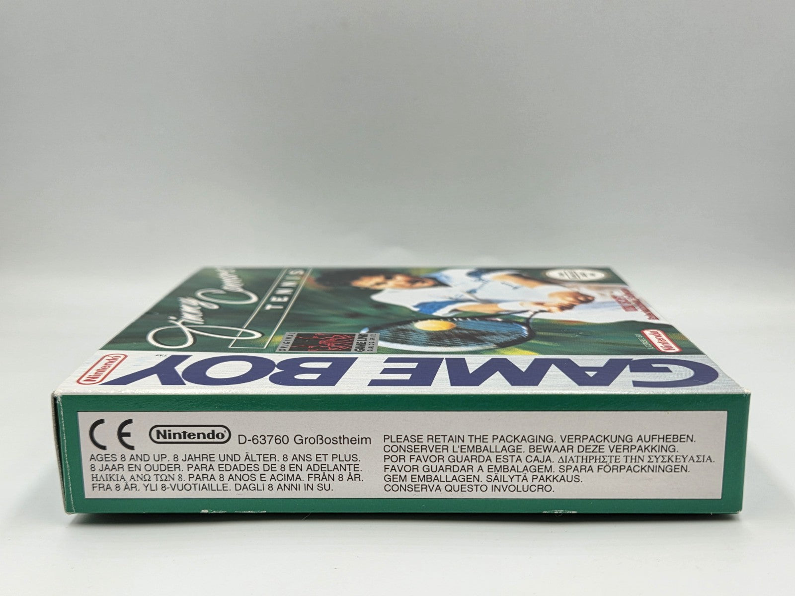 Nintendo Game Boy Classic Spiel Jimmy Connors Tennis mit OVP und Anleitung NOE