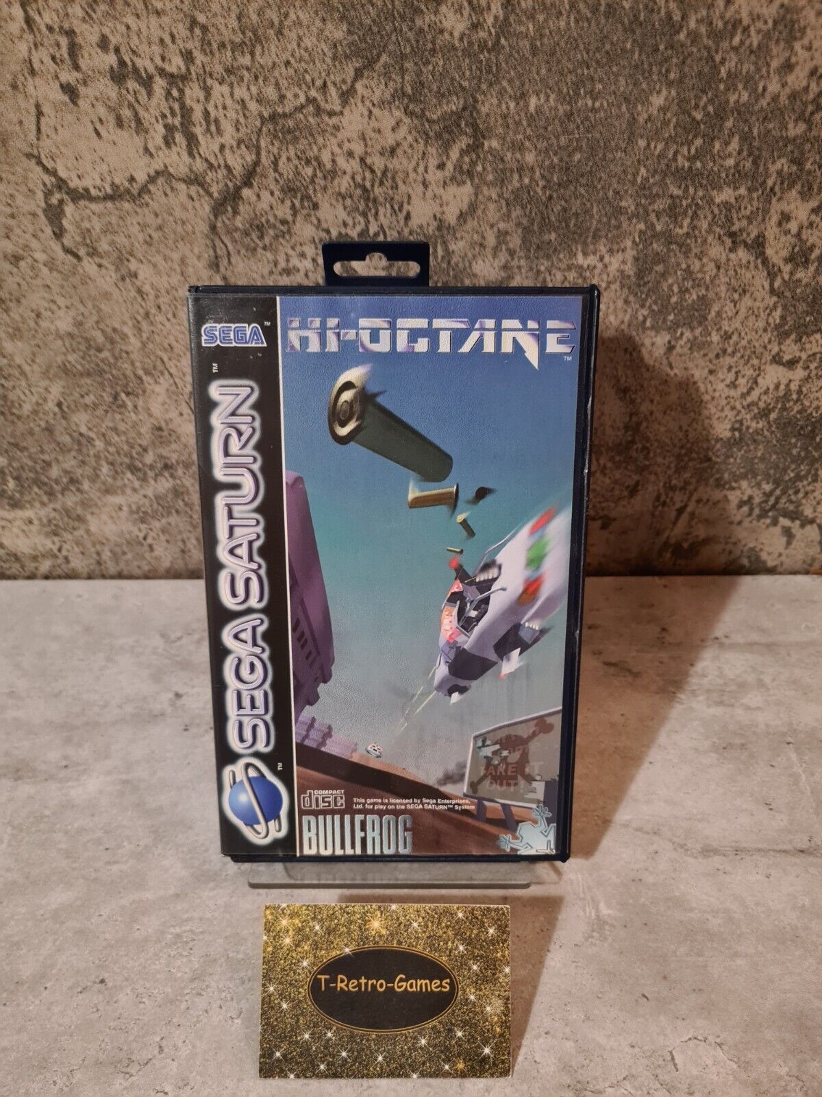 Sega Saturn Hi-Octane mit OVP und Anleitung Multi Language - T-Retro-Games 