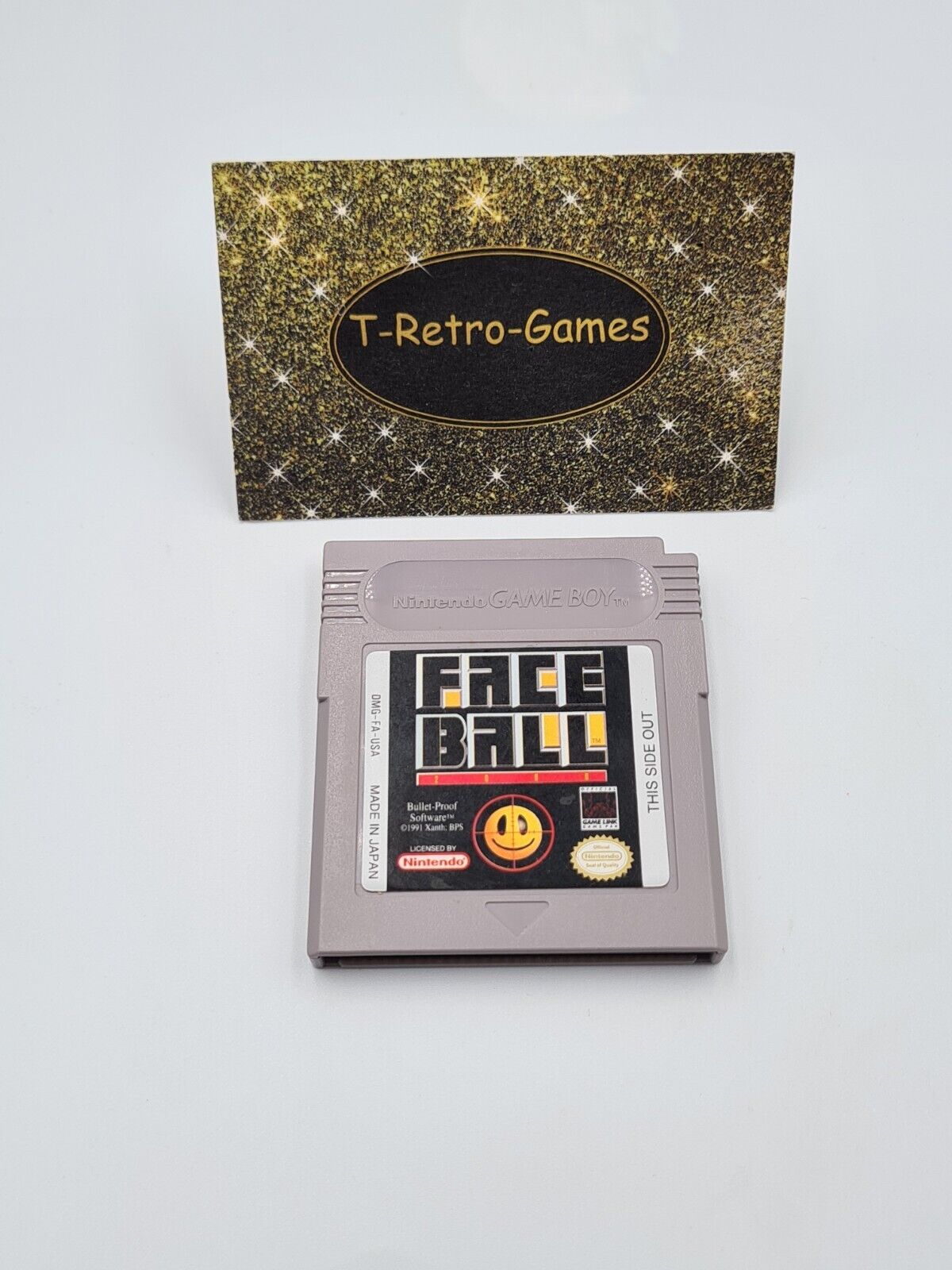 Nintendo Game Boy Classic Spiel Face Ball Modul USA - T-Retro-Games 