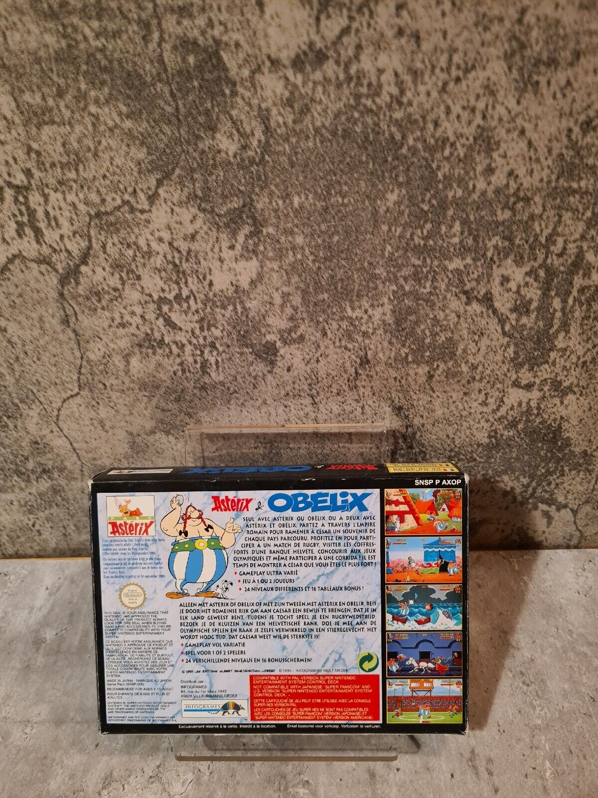 SNES Super Nintendo Asterix & Obelix mit OVP und Anleitung FAH - T-Retro-Games 