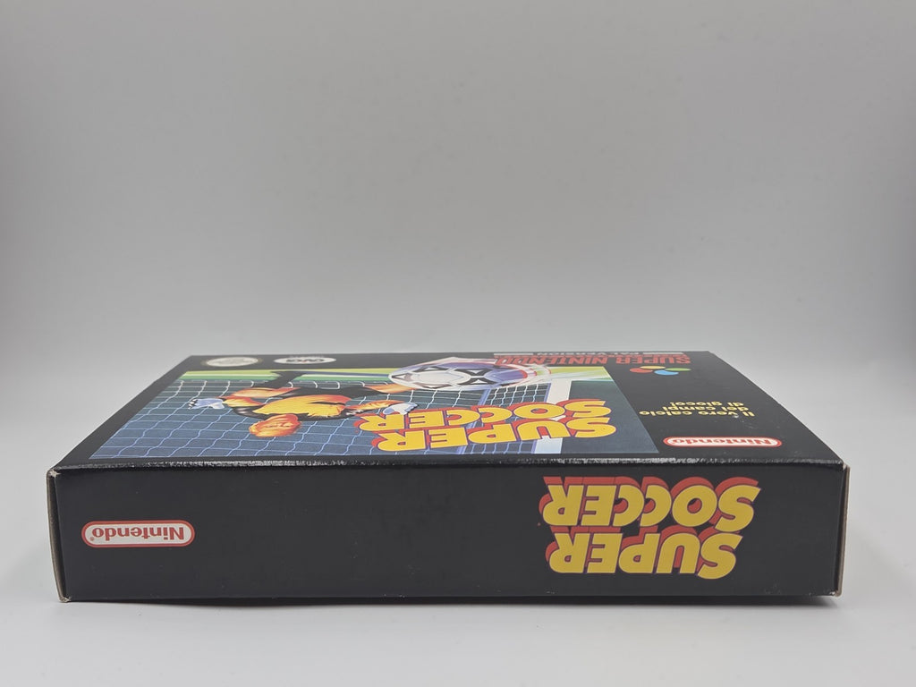 SNES Super Nintendo Super Soccer New Old Stock Neu unbenutzt ITA