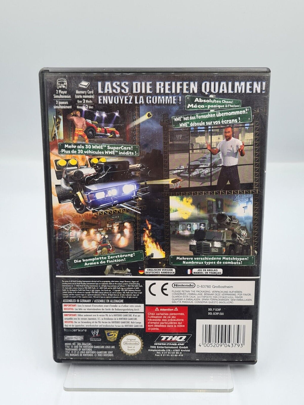 Nintendo GameCube WWF Crush Hour mit OVP EUR - T-Retro-Games 