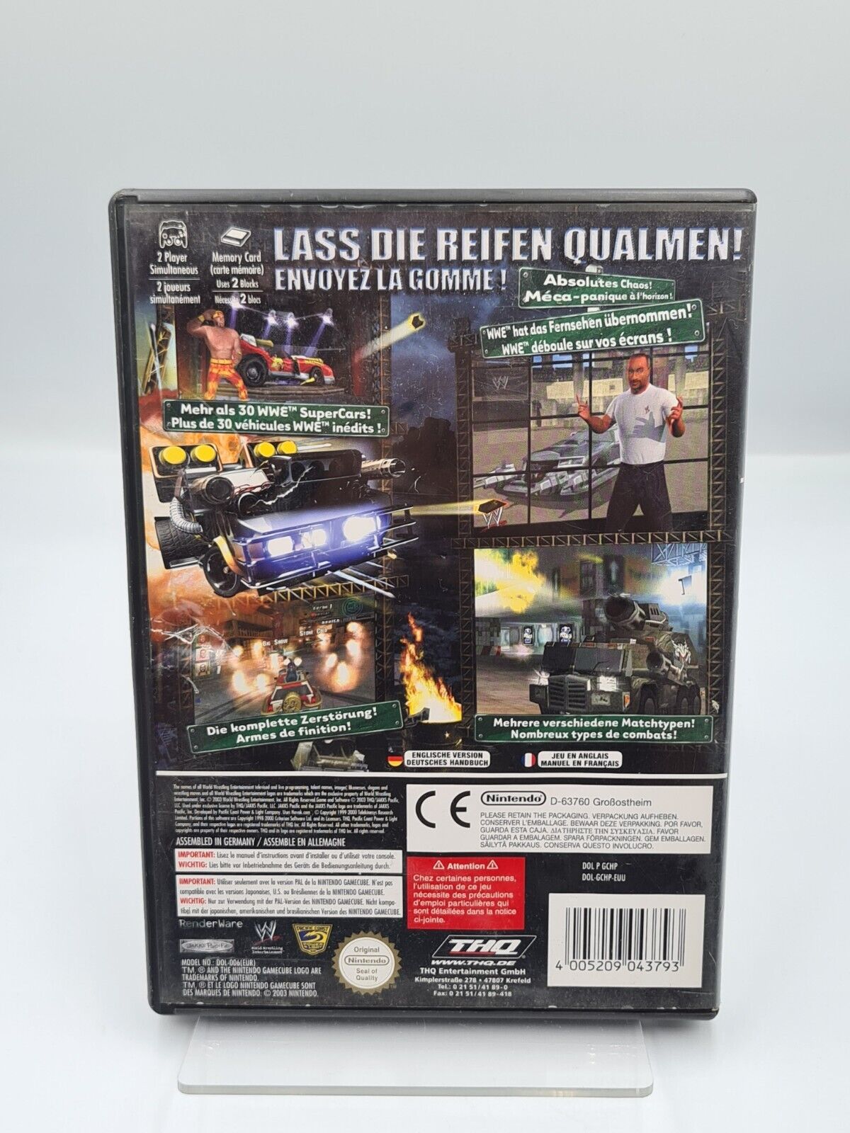 Nintendo GameCube WWF Crush Hour mit OVP EUR - T-Retro-Games 