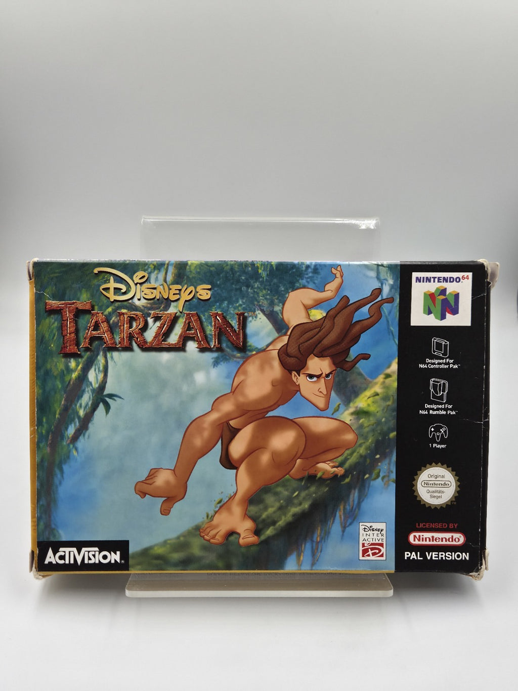 N64 Nintendo 64 Spiel Disney's Tarzan mit OVP und Anleitung NOE