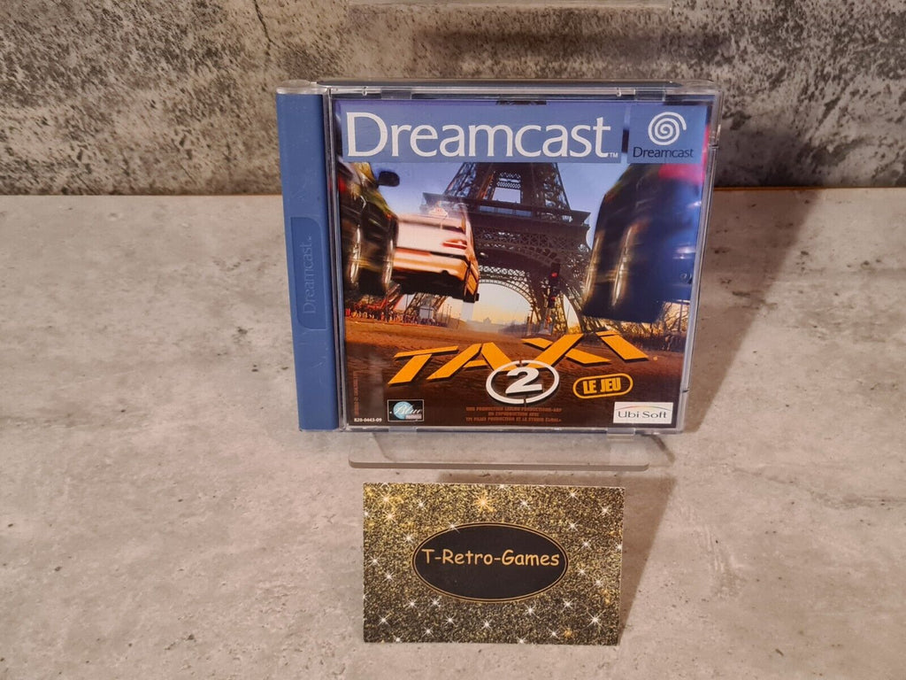 Sega Dreamcast Taxi 2 Le Jeu mit OVP und Anleitung French Language - T-Retro-Games 