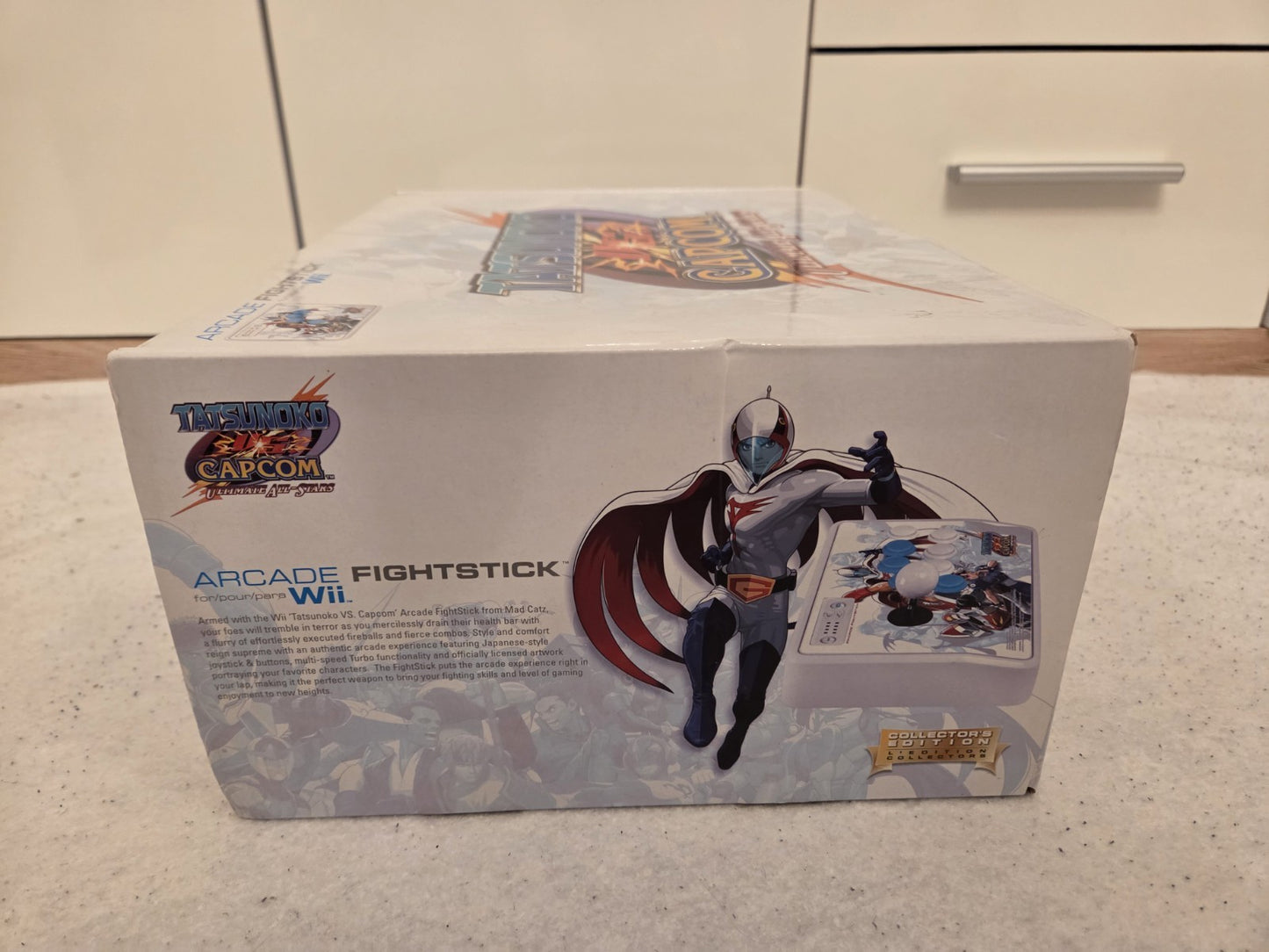 Nintendo Wii Arcade Fightstick Tatsunoko vs. Capcom Ultimate All Stars OVP