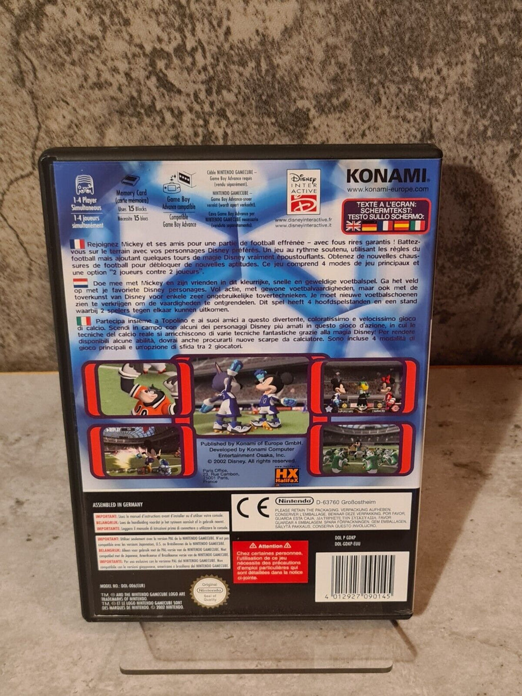 Nintendo GameCube Disney Sports Football mit OVP und Anleitung EUU - T-Retro-Games 
