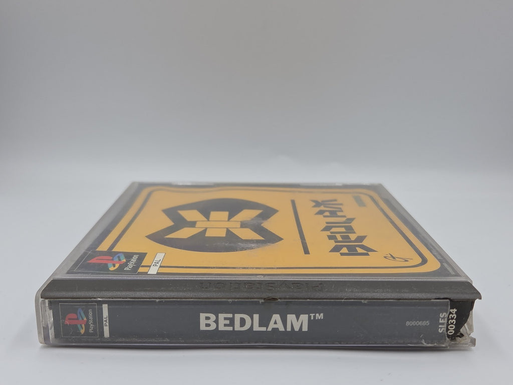 PS1 Playstation 1 Spiel Bedlam mit OVP und Anleitung Multilingual