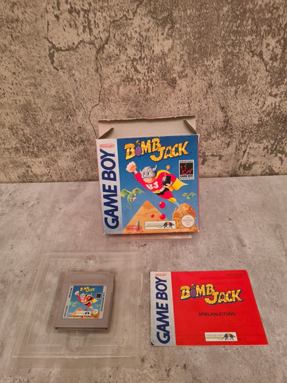 Nintendo Game Boy Bomb Jack mit OVP und Anleitung NOE - T-Retro-Games 