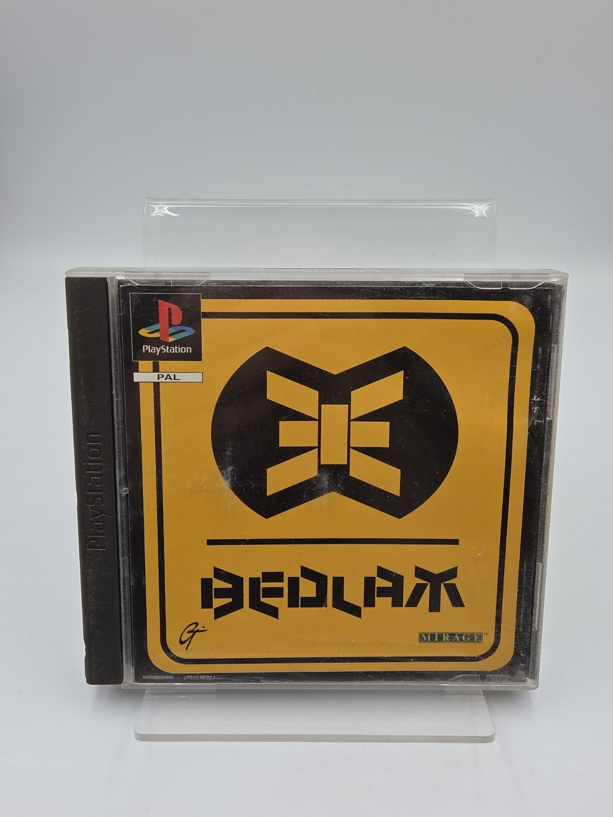 PS1 Playstation 1 Spiel Bedlam mit OVP und Anleitung Multilingual