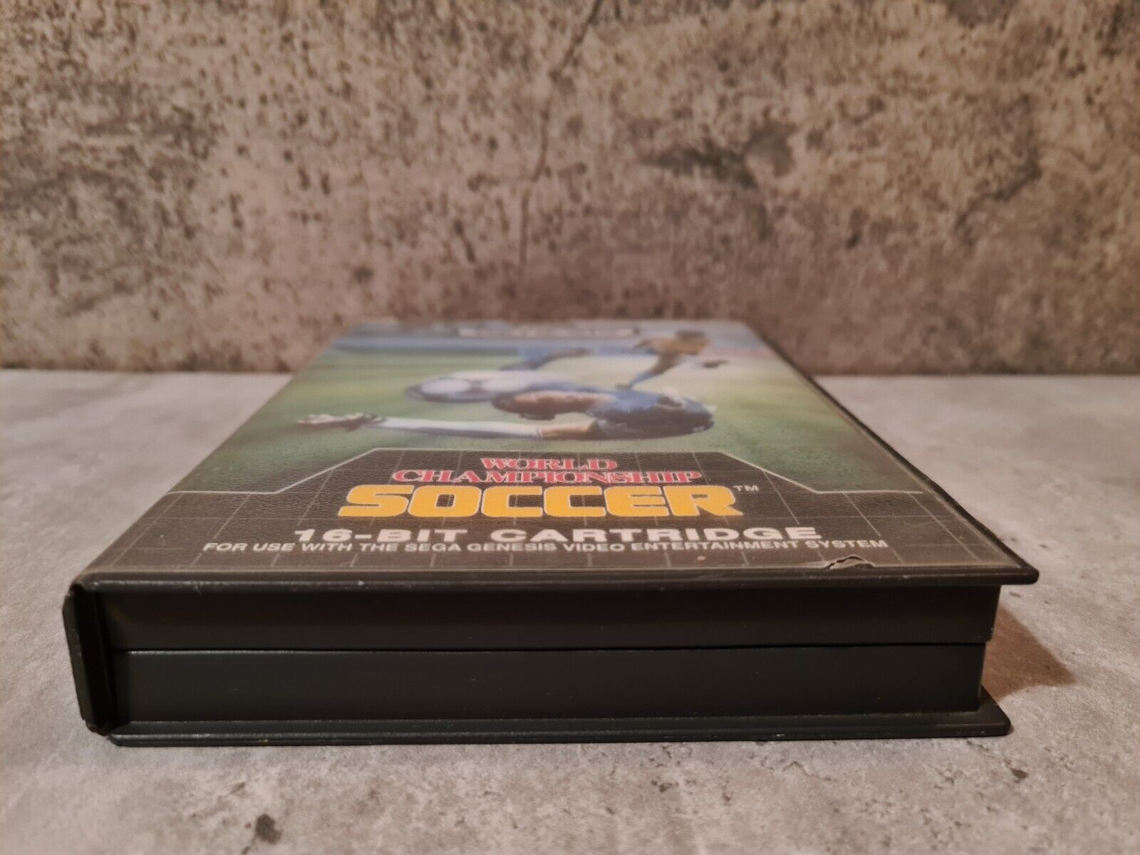 Sega Genesis Spiel World Championship Soccer mit OVP und Anleitung USA - T-Retro-Games 