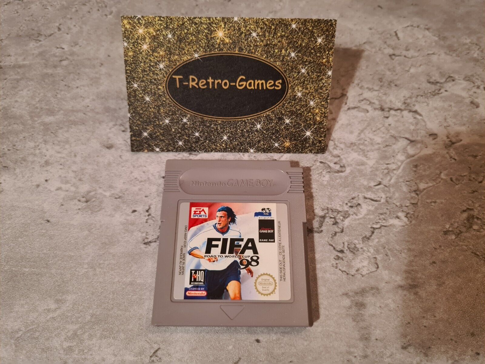 Nintendo Game Boy Classic Spiel Fifa 98 Road To World Cup Modul EUR - T-Retro-Games 